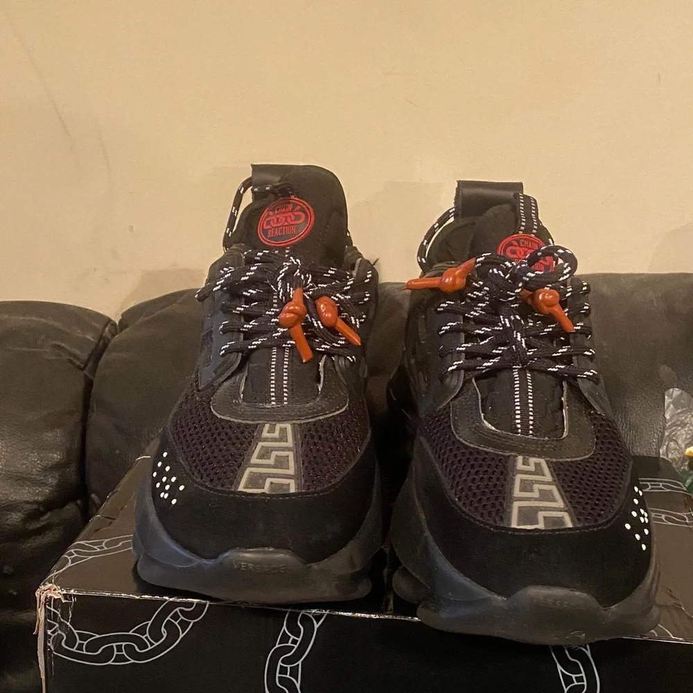 Versace Black Chunky Sneakers - Picture 3 of 6
